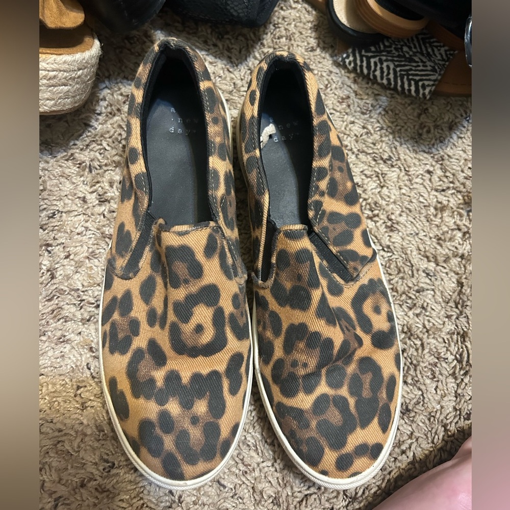 a new day. Slip On Leopard Sneakers